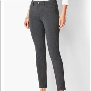 Talbots High Waist Ponte Jeggings - Grey